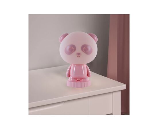 Нічник Kite Світильник LED з акумулятором Panda, рожевий (K24-490-3-2), зображення 5