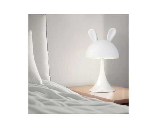 Ночник Kite Светильник LED с аккумулятором Simple Bunny, белый (K25-317-1-1), изображение 5