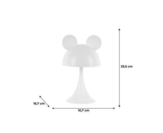 Нічник Kite Світильник LED з акумулятором Simple Mouse, білий (K25-317-2-1), зображення 6