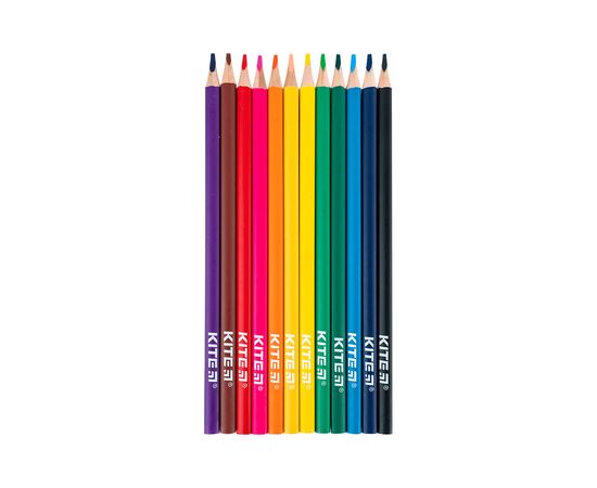 Карандаши цветные Kite Classic тригранні, 12 кольорів (K-053), изображение 3