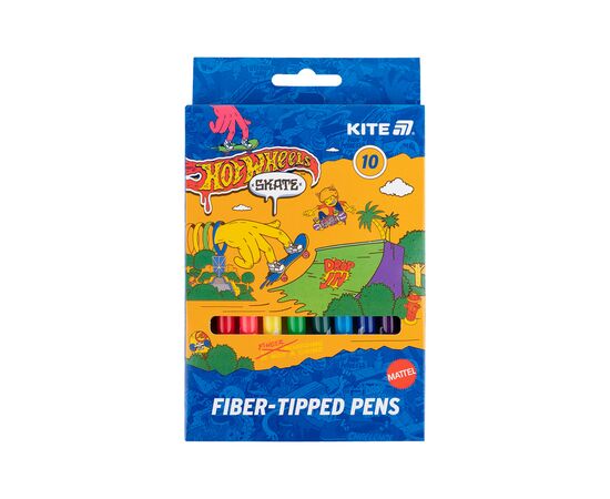 Фломастери Kite Hot Wheels 10 кольорів (HW25-455)