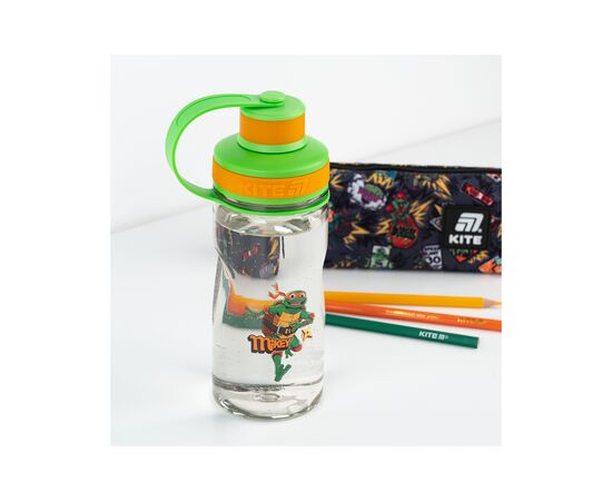 Поїльник-непроливайка Kite Ninja Turtles 500 мл, сіра (NT25-397), зображення 5
