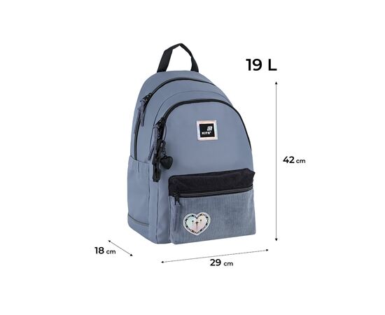 Рюкзак школьный Kite Education teens 2575M-1 (K25-2575M-1), изображение 2