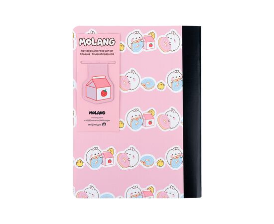 Блокнот Kite с магнитной закладкой Molang А5, 60 листов, клетка (ML25-192), изображение 4