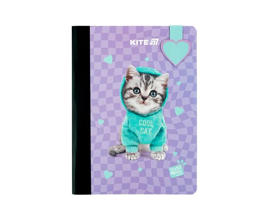 Блокнот Kite с магнитной закладкой Studio Pets А5, 60 листов, клетка (SP25-192)