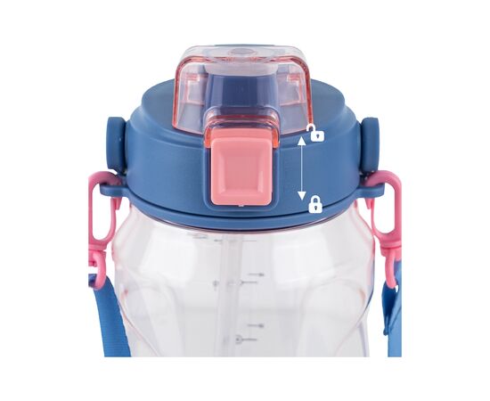 Поїльник-непроливайка Kite 1500 мл, рожева (K24-1202-2), зображення 6