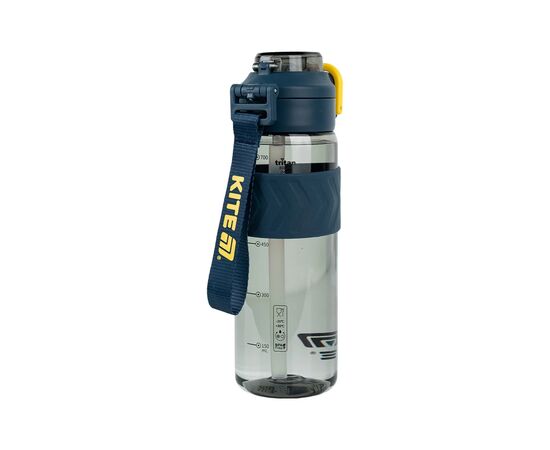 Поїльник-непроливайка Kite 800 мл, сіро-жовта (K25-1234-1), зображення 2