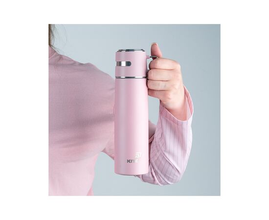 Термос Kite 500 мл рожевий (K25-1224-3), изображение 6