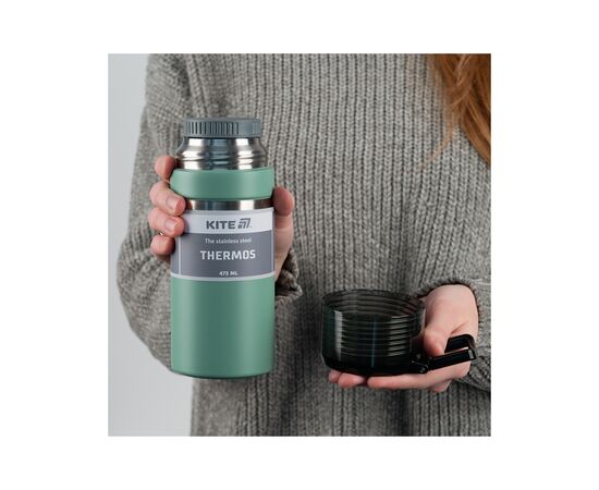 Термос Kite 473 мл зелений (K25-320-2), изображение 6