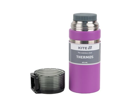 Термос Kite 473 мл фіолетовий (K25-320-3), изображение 2