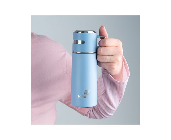 Термос Kite 350 мл блакитний (K25-1223-2), изображение 6