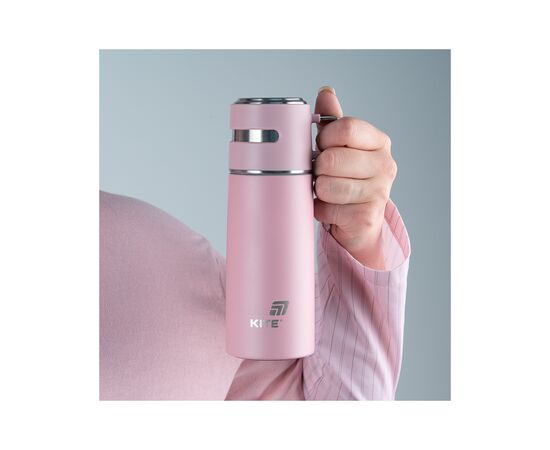 Термос Kite 350 мл рожевий (K25-1223-3), изображение 6