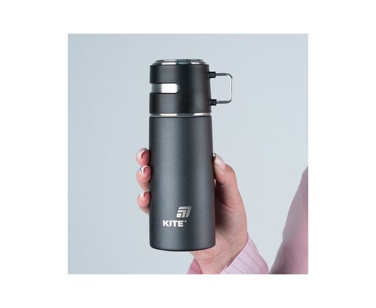 Термос Kite 350 мл чорний (K25-1223-1), изображение 5
