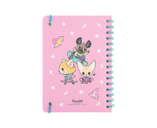Блокнот Kite на спіралі A5 Aggretsuko , 80 аркушів, клітинка (AR25-190), зображення 3