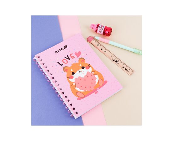 Блокнот Kite на спирали A5 Cute 3, 80 листов, клетка (K25-1911-3), изображение 5