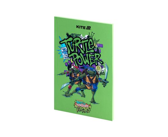 Блокнот Kite А5 Ninja Turtles 1 термобиндер, 64 листа, нелинованный (NT25-193-1), изображение 2