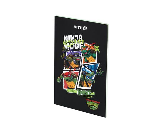 Блокнот Kite А5 Ninja Turtles 2 термобиндер, 64 листа, нелинованный (NT25-193-2), изображение 2