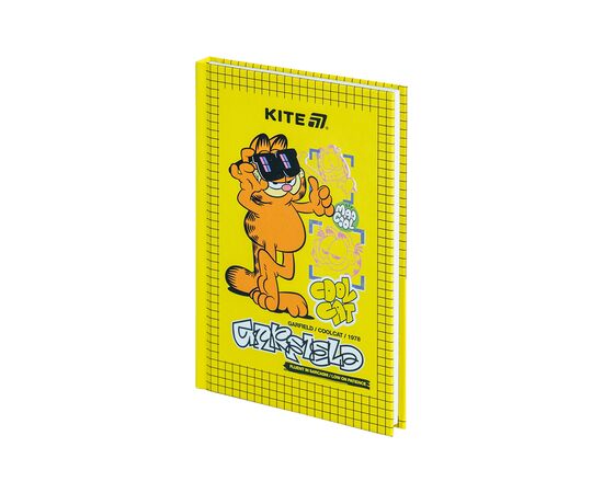 Блокнот Kite А6 Garfield, твердая обложка, 80 листов, клетка (GF25-199), изображение 2