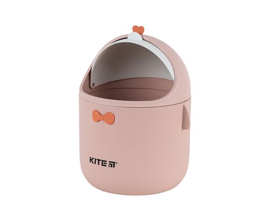 Корзина для бумаг Kite Настольный контейнер для мусора, персиковый (K24-010-2), изображение 3