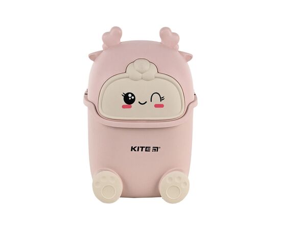 Корзина для бумаг Kite Настольный контейнер для мусора, розовый (K24-009-5)