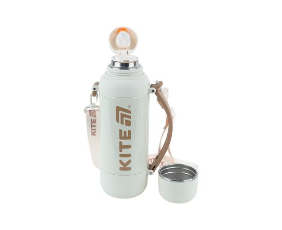 Термос Kite 1200 мл, бежевий (K25-1225-2), изображение 2