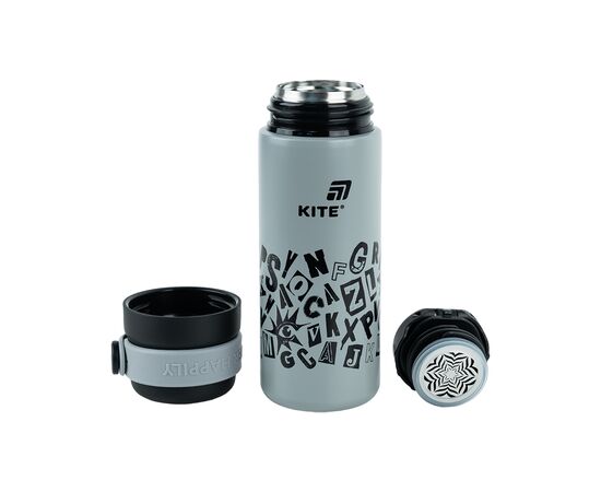 Термос Kite 500 мл, сірий (K25-1222-2), изображение 4