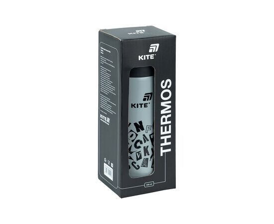 Термос Kite 500 мл, сірий (K25-1222-2), изображение 5