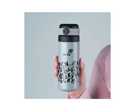 Термос Kite 500 мл, сірий (K25-1222-2), изображение 6
