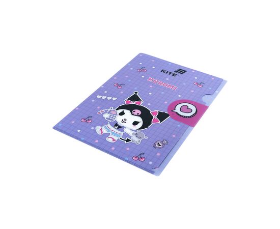 Папка – уголок Kite с клапаном A4 Kuromi (HK25-248-1), изображение 2