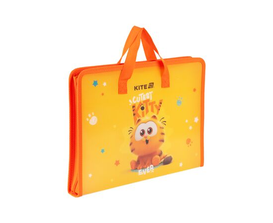 Папка - портфель Kite на блискавці A4 Garfield, 1 відділення (GF25-202), зображення 2
