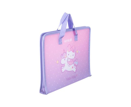 Папка - портфель Kite на блискавці A4 Hello Kitty, 1 відділення (HK25-202-1), зображення 3