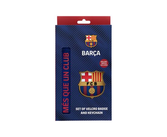 Бейдж Kite набір на липучці та підвіска FC Barcelona, 2 шт (BC25-3010)