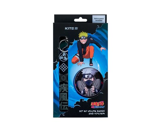 Бейдж Kite набір на липучці та підвіска Naruto (NR24-3010-1)