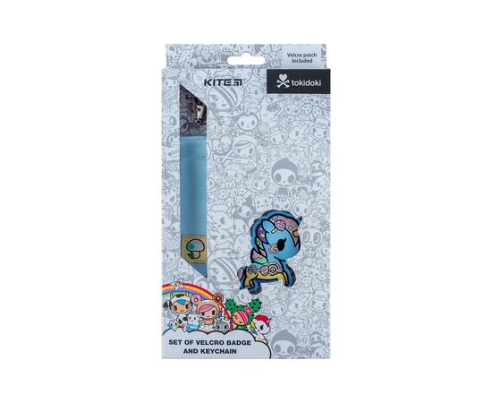 Бейдж Kite набір на липучці та підвіска tokidoki (TK24-3010-2)