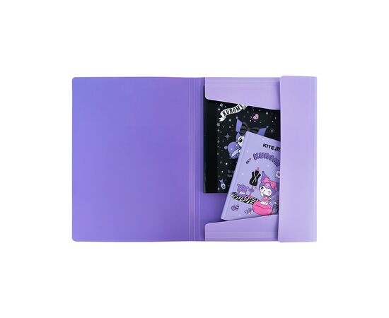 Папка на резинках Kite A4 Kuromi (HK25-247-1), изображение 4