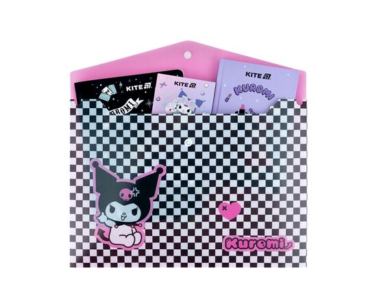 Папка – уголок Kite А4 Kuromi (HK25-244-2), изображение 3