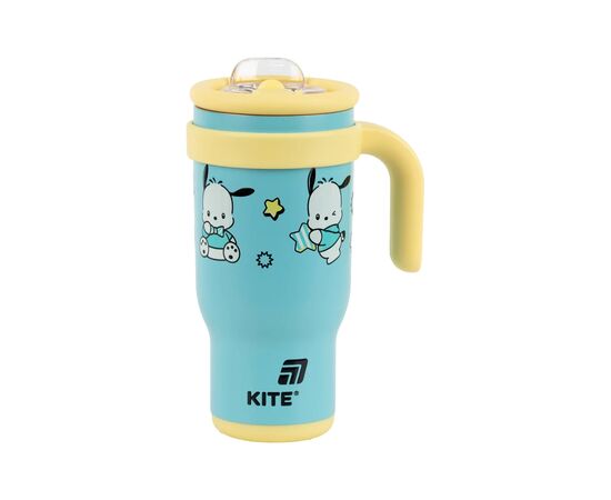 Поїльник-непроливайка Kite Pochacco термокружка з трубочкою, 530 мл (PC25-1266), зображення 2