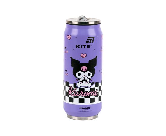 Поильник-непроливайка Kite Kuromi термочашка з трубочкою, 500 мл (HK25-1264)
