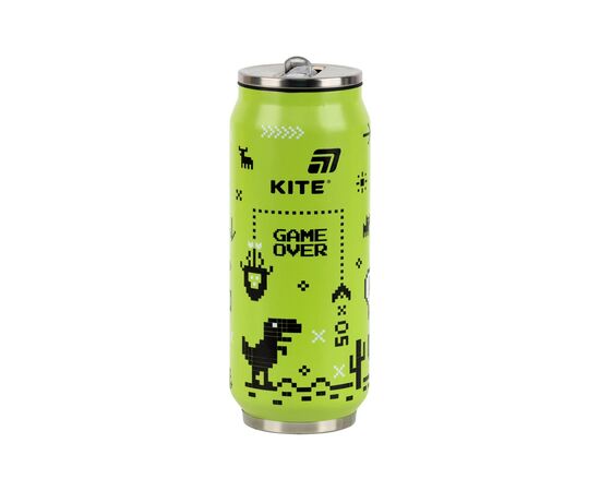 Поильник-непроливайка Kite Game over термочашка з трубочкою, 500 мл (K25-1264-1)