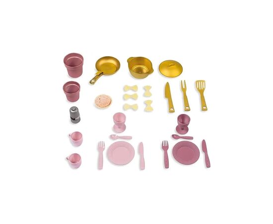 Игровой набор Smoby Интерактивная кухня Лофт с аксессуарами и звуковым эффектом, розовая (7600312602), изображение 2