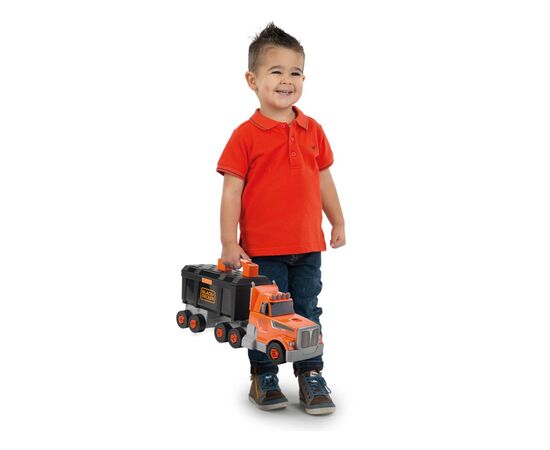Игровой набор Smoby Блэк Деккер. Грузовик с кейсом, краном и инструментами, 43 х 13 х 17 см (360912), изображение 10