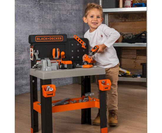 Игровой набор Smoby Блэк+Деккер. Профессиональная мастерская 95 аксессуаров (7600360740), изображение 6