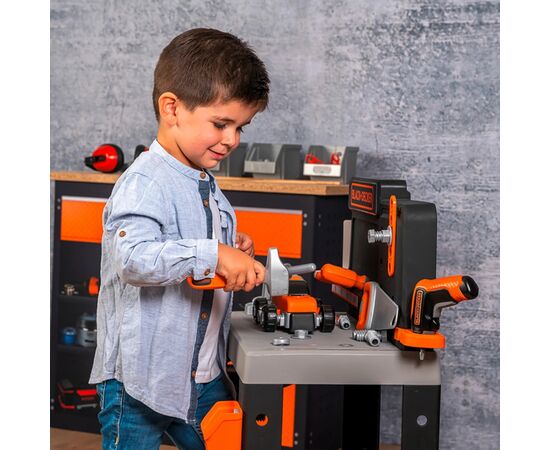 Игровой набор Smoby Блэк+Деккер. Профессиональная мастерская 95 аксессуаров (7600360740), изображение 7
