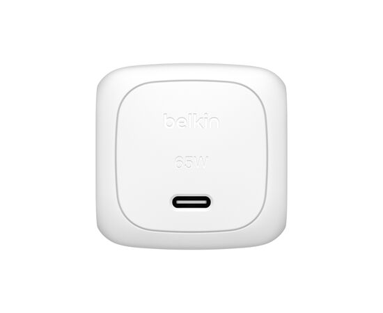 Зарядний пристрій Belkin USB-C PD65W GaN PPS white (WCA011KQWH), зображення 3