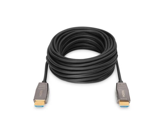 Кабель мультимедійний HDMI M to HDMI M 10m 8K AOC hybrid-fiber black Digitus (AK-330126-100-S), зображення 6