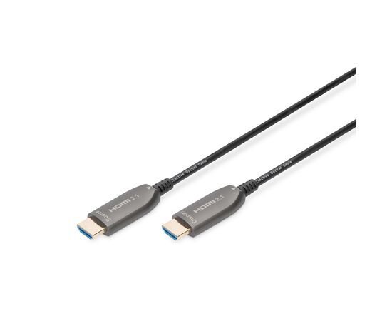 Кабель мультимедійний HDMI M to HDMI M 10m 8K AOC hybrid-fiber black Digitus (AK-330126-100-S)