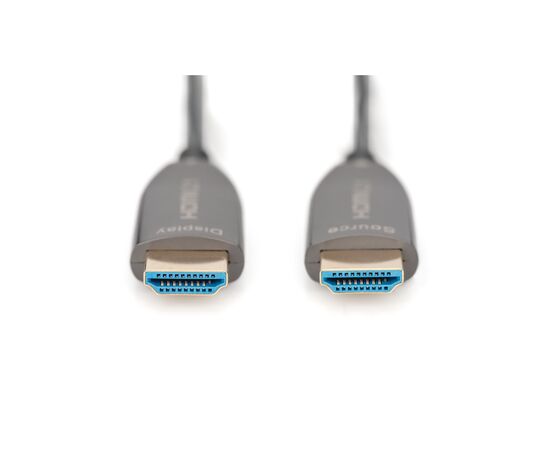Кабель мультимедійний HDMI M to HDMI M 30m 8K AOC hybrid-fiber black Digitus (AK-330126-300-S), зображення 2
