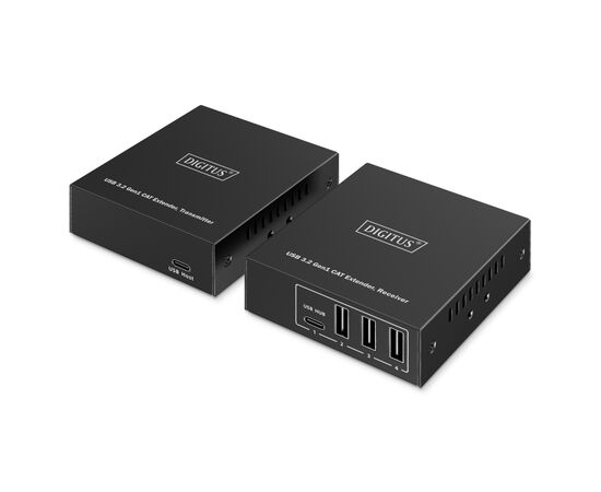 Адаптер Digitus USB extender 100 m RJ-45 to 3xUSB-A + 1xUSB-C (DA-73121)