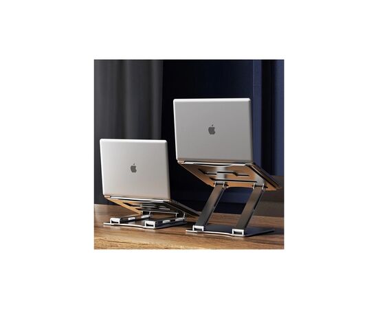 Подставка для ноутбука RTAKO RS-CP75A Dual-Layer Carbon Steel Laptop Stand (6930539527331), изображение 3