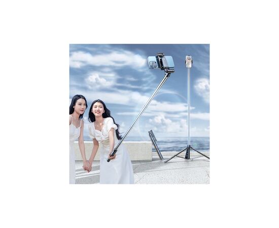 Монопод для селфі RTAKO трипод ZP220 Pro Ultra-Wide Angle Selfie Stick Black (6942063213376), зображення 3